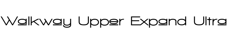 Walkway Upper Expand Ultra font preview