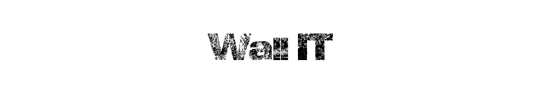 Wall IT font preview