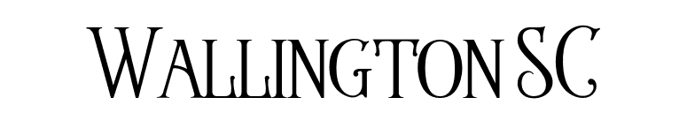Wallington SC font preview
