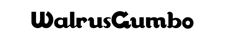 WalrusGumbo font preview