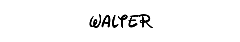Walter font preview