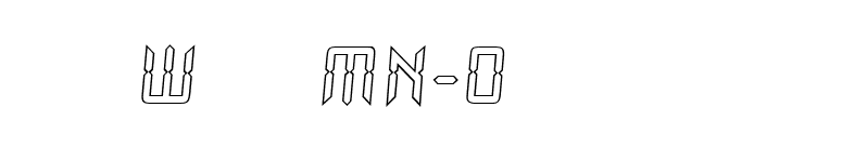 WatchMN-Outline  font preview