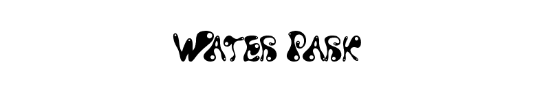 Water Park font preview