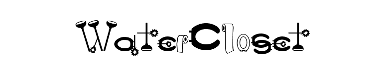 WaterCloset font preview