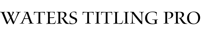 Waters Titling Pro font preview
