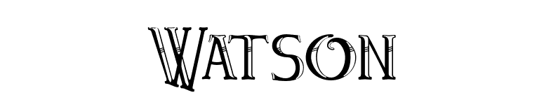 Watson font preview