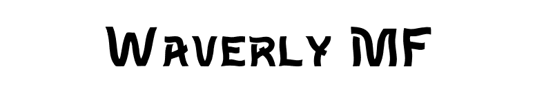 Waverly MF font preview