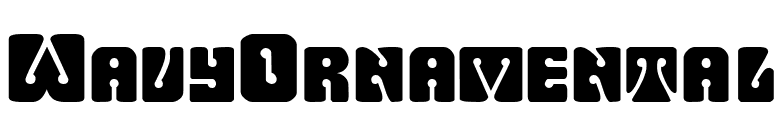 WavyOrnamental font preview