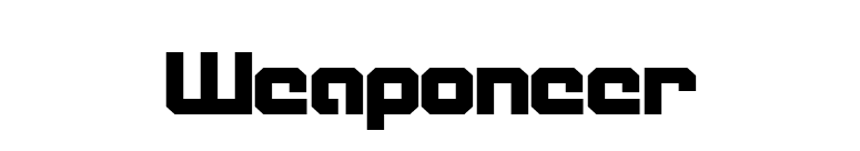Weaponeer font preview