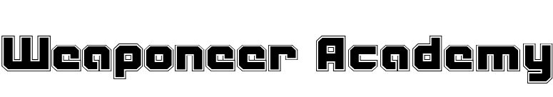 Weaponeer Academy font preview