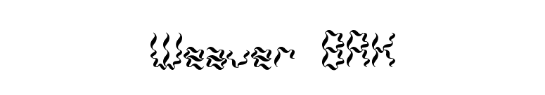 Weaver BRK font preview