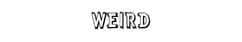 Weird font preview