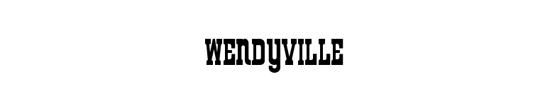 Wendyville font preview