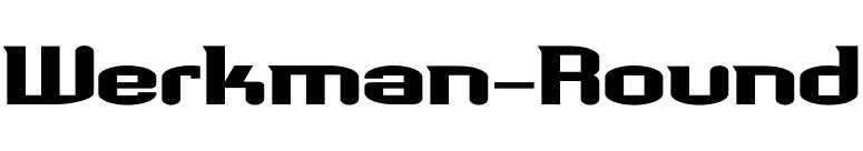 Werkman-Round font preview