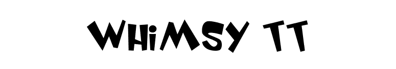 Whimsy TT font preview
