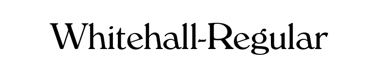 Whitehall-Regular font preview