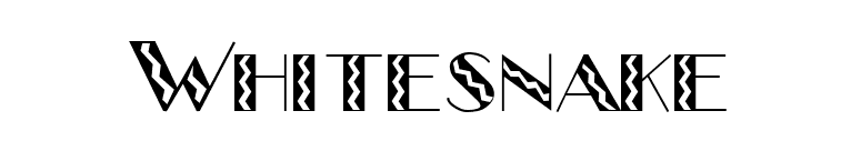 Whitesnake font preview