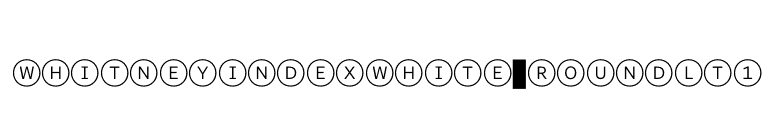 WhitneyIndexWhite-RoundLt1 font preview
