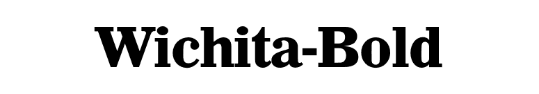 Wichita-Bold font preview