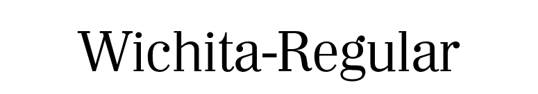 Wichita-Regular font preview