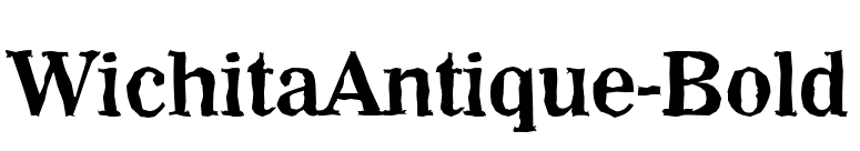 WichitaAntique-Bold font preview