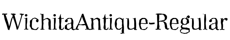 WichitaAntique-Regular font preview
