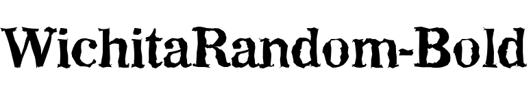 WichitaRandom-Bold font preview