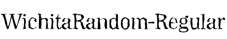 WichitaRandom-Regular font preview