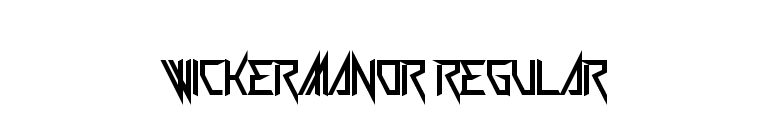 Wickermanor Regular font preview
