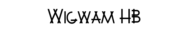 Wigwam HB font preview