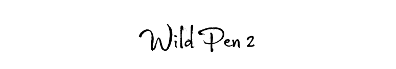 Wild Pen 2 font preview