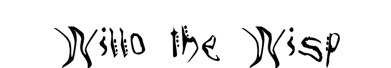 Willo the Wisp font preview
