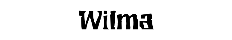Wilma font preview