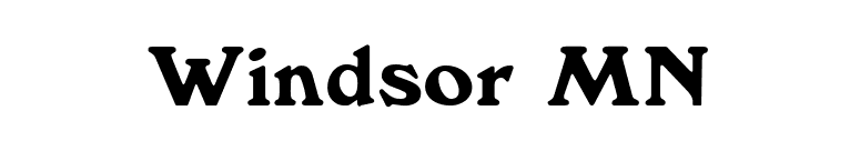 Windsor MN font preview