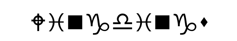 Wingdings font preview