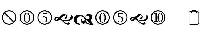Wingdings 2 font preview