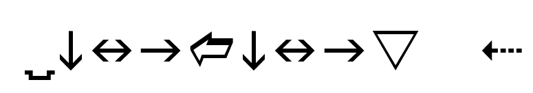Wingdings 3 font preview