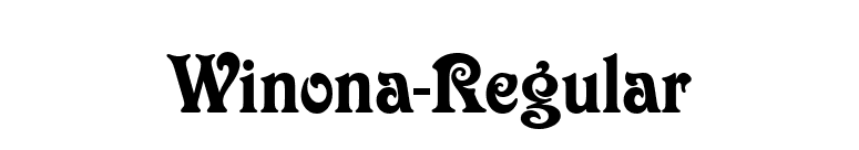 Winona-Regular font preview