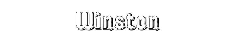 Winston font preview