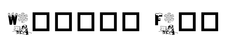 Winter Fun font preview