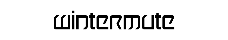 Wintermute font preview