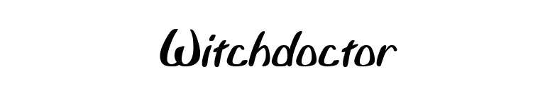 Witchdoctor font preview