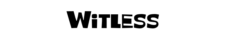 Witless font preview