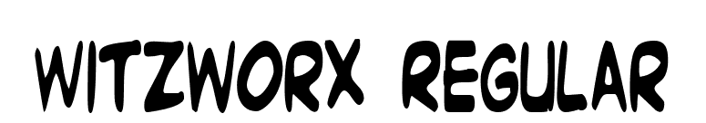 Witzworx Regular font preview