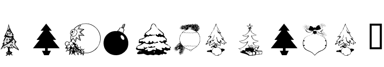 wmchristmas3 font preview