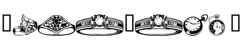 wmjewelry font preview