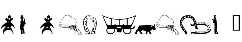 wmwestern1 font preview