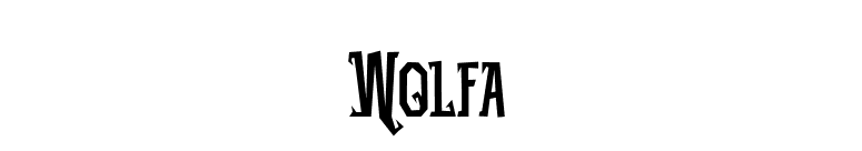 Wolfa font preview