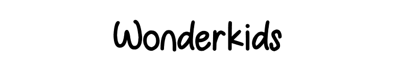 Wonderkids font preview