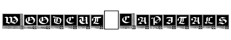 Woodcut_Capitals font preview